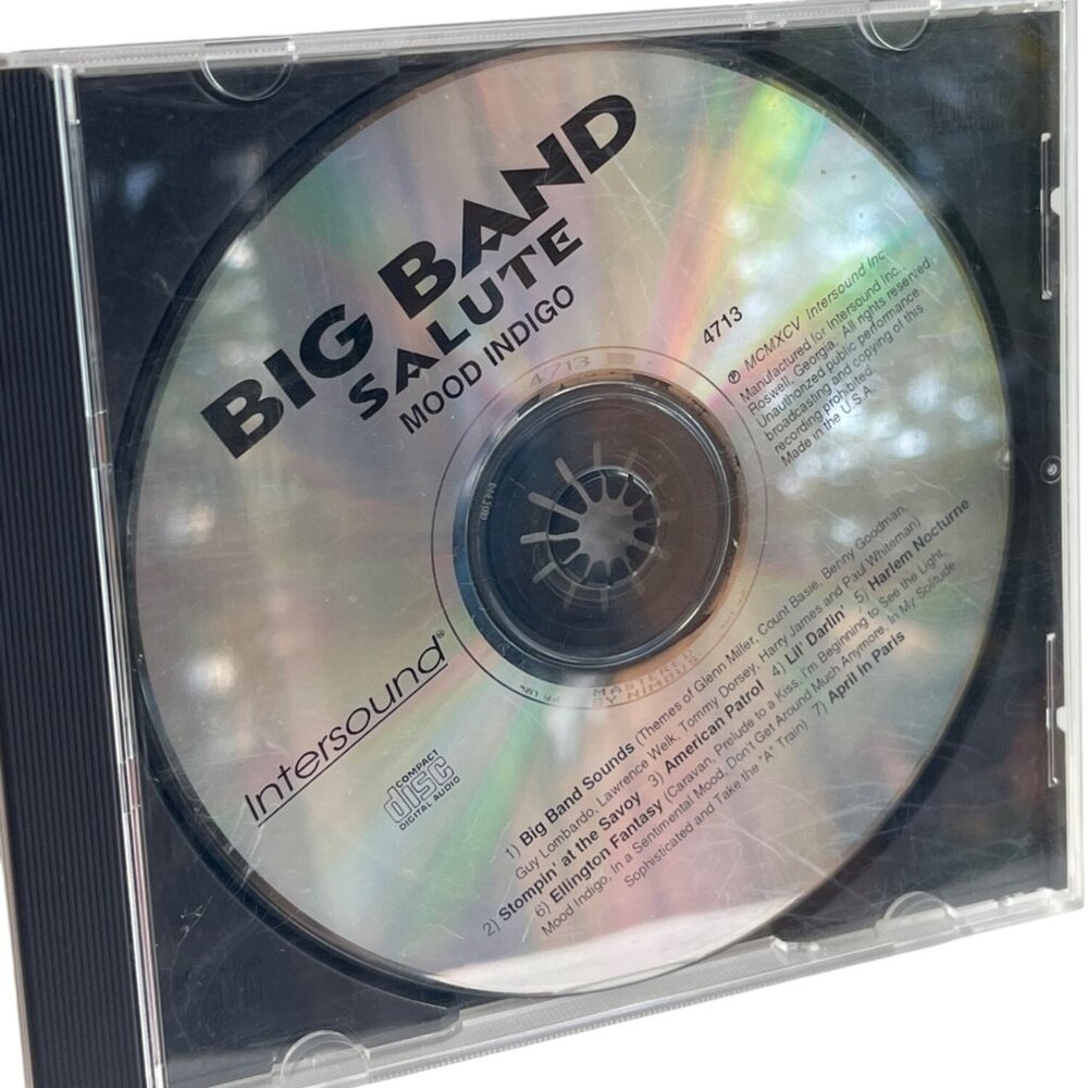 Big Band Salute CD By Intersound Mood Indigo Jazz & Swing Classics